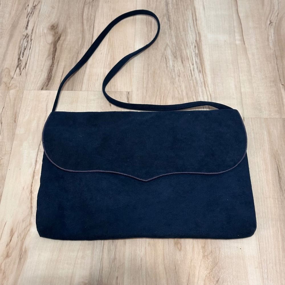 Vintage Reva Ultra Suede‎ Clutch Shoulder Bag